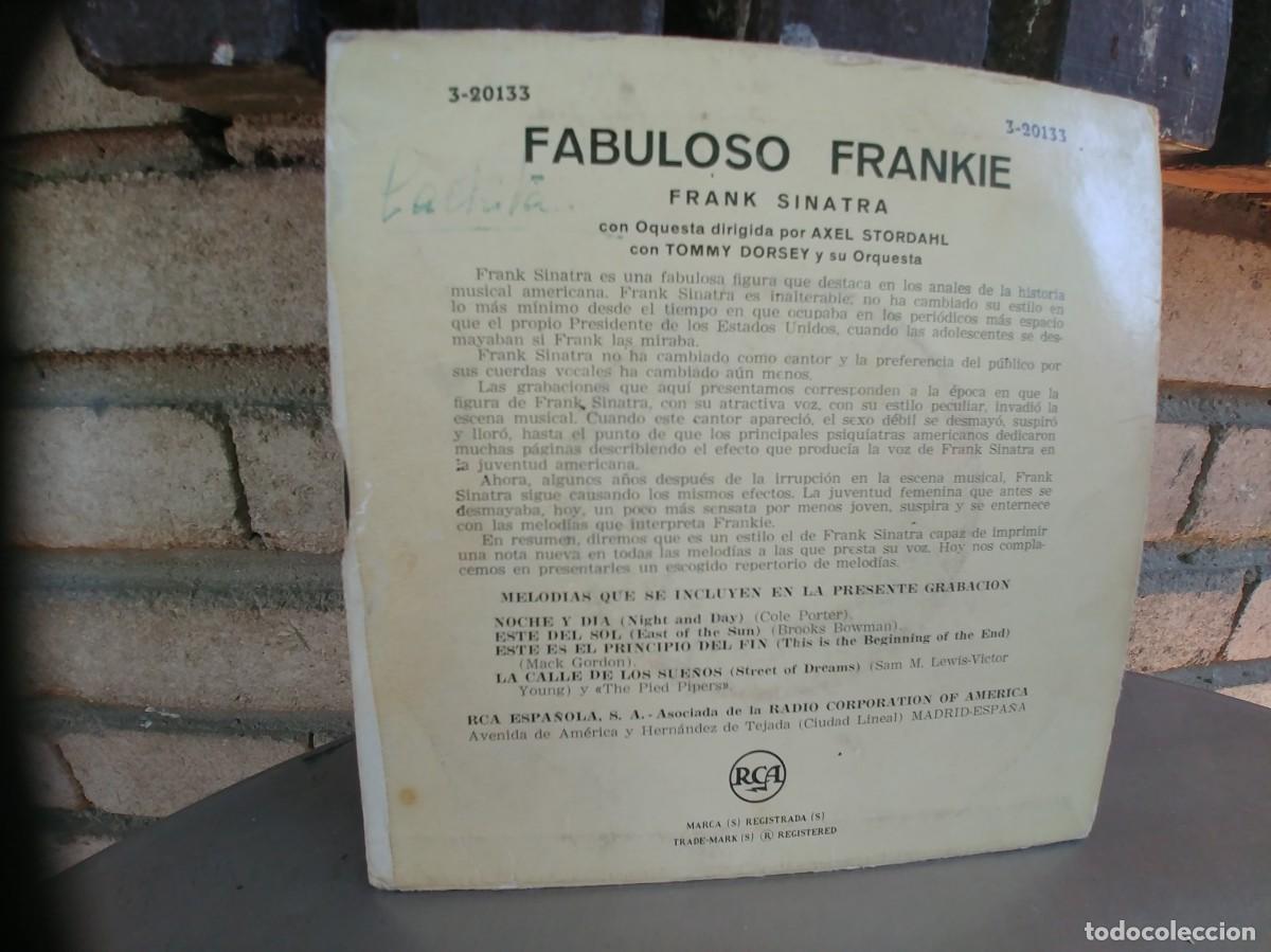 Discos de vinilo: FRANK SINATRA-EP NOCHE Y DIA +3 - Foto 2