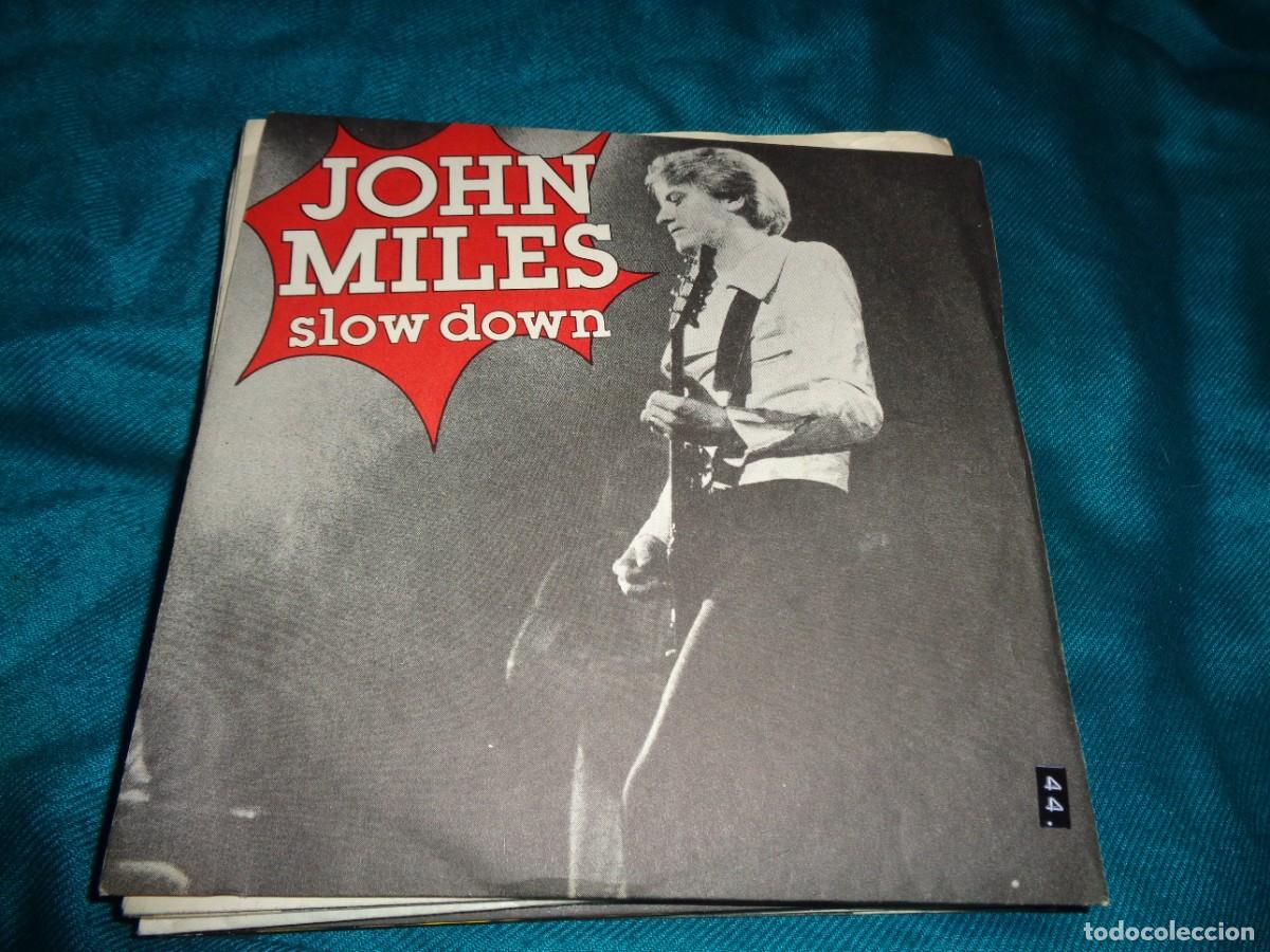 Discos de vinilo: JOHN MILLES. SLOW DOWN / MANHATTAN SKYLINE. DECCA, 1976. EDC. UK. IMPECABLE(#) - Foto 1