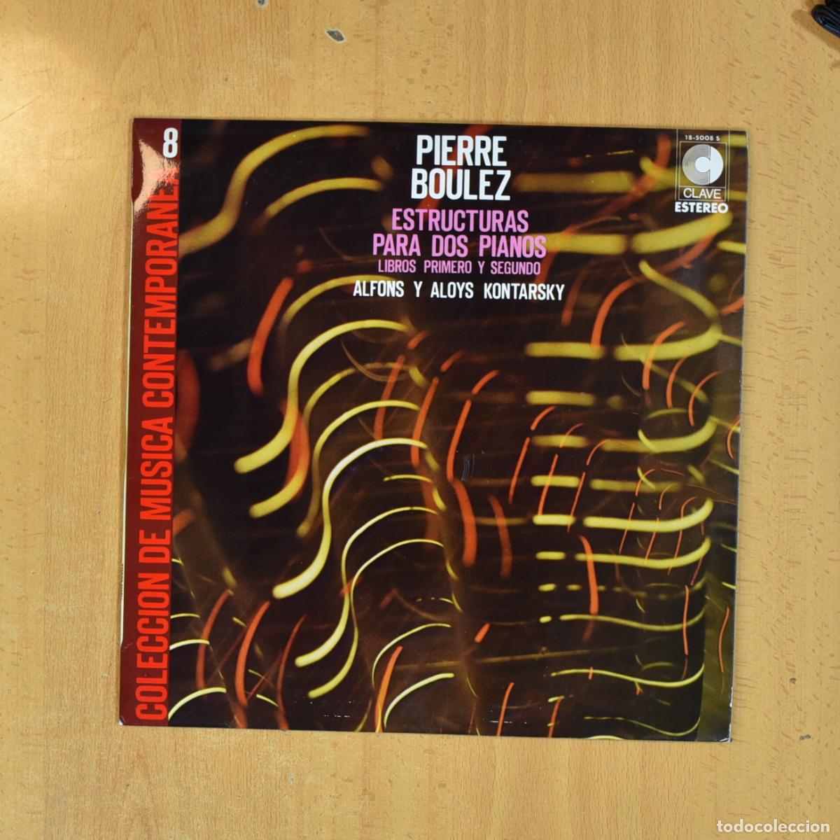 Discos de vinilo: PIERRE BOULEZ - ESTRUCTURAS PARA DOS PIANOS - LP - Foto 1