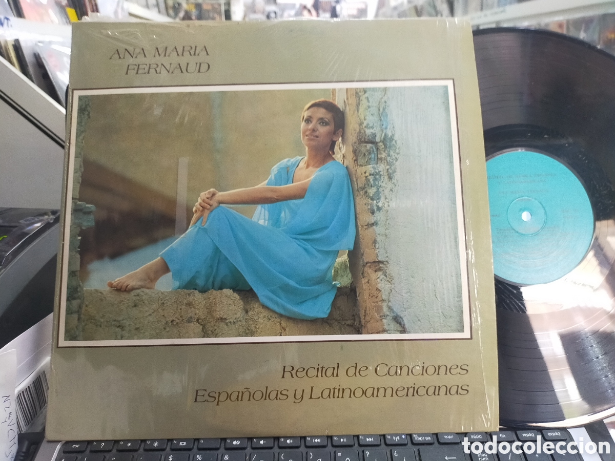 Disques de vinyle: Ana Mar&iacute;a fernaud LP recital de canciones espa&ntilde;olas y latinoamericanas Venezuela 1981