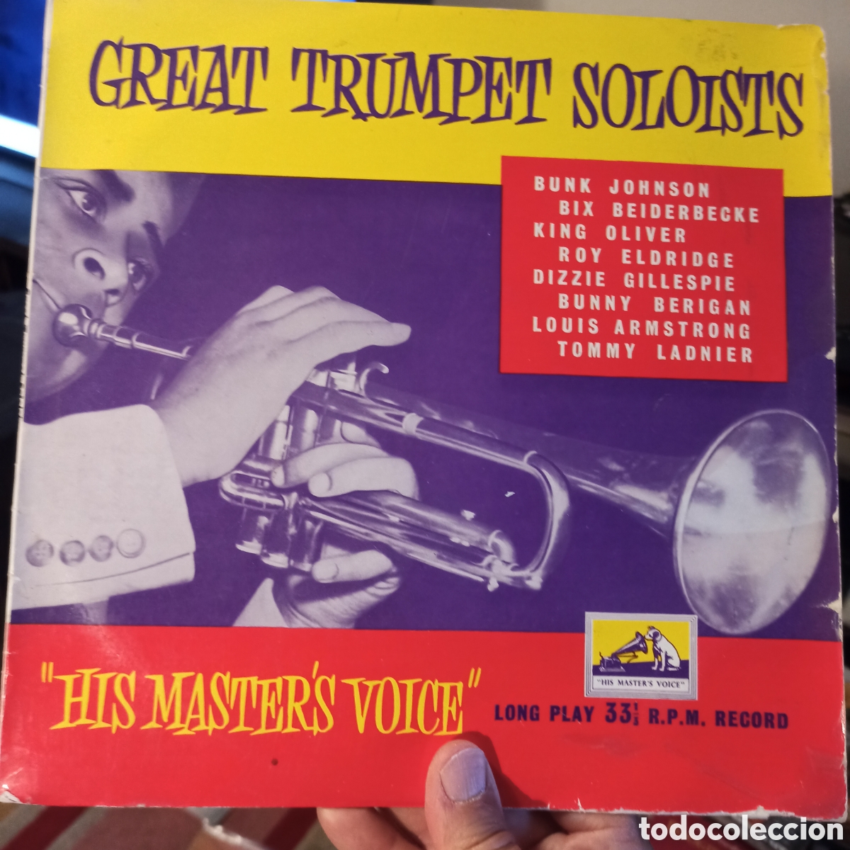 Discos de vinilo: Great Trumpet Soloists (10 pulgadas)