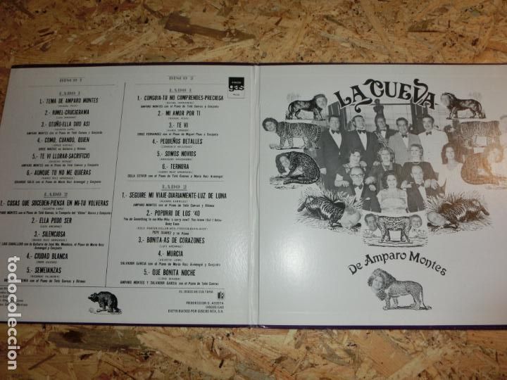 Discos de vinilo: Amparo Montes &ndash; La Cueva De Amparo Montes - Foto 2