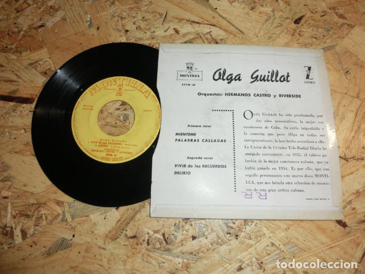 Discos de vinilo: OLGA GUILLOT - MIENTEME +3 - Foto 2