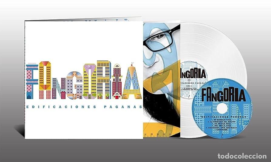 Discos de vinilo: Fangoria &lrm;&ndash; Edificaciones Paganas - LP+CD - Vinilo BLANCO &ndash; WHITE Vinyl. - Foto 1