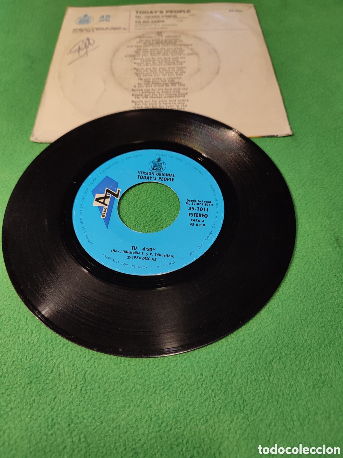 Discos de vinilo: Todays People - T&uacute; - Foto 2