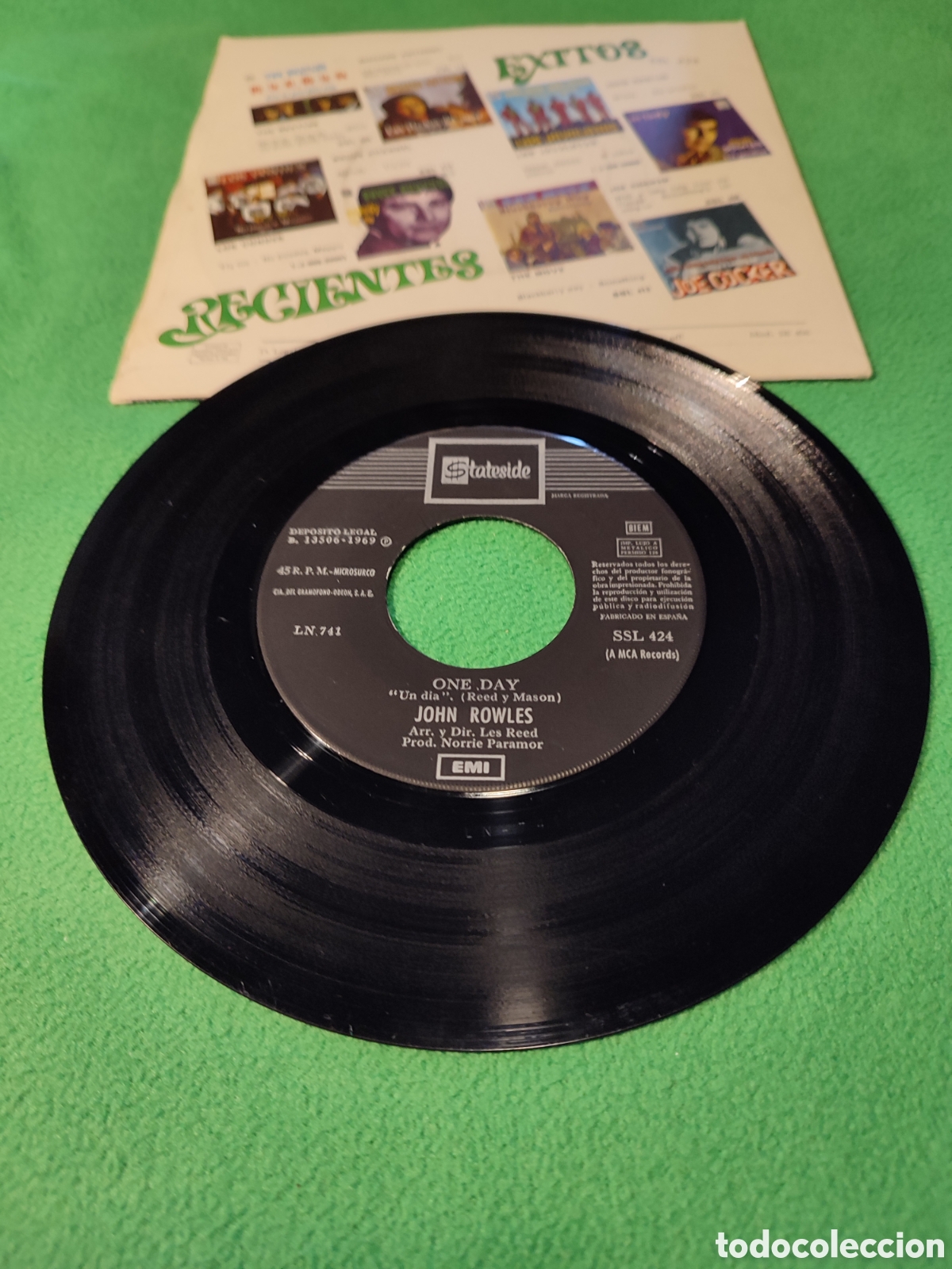 Discos de vinilo: John Rowles - One day - Foto 2