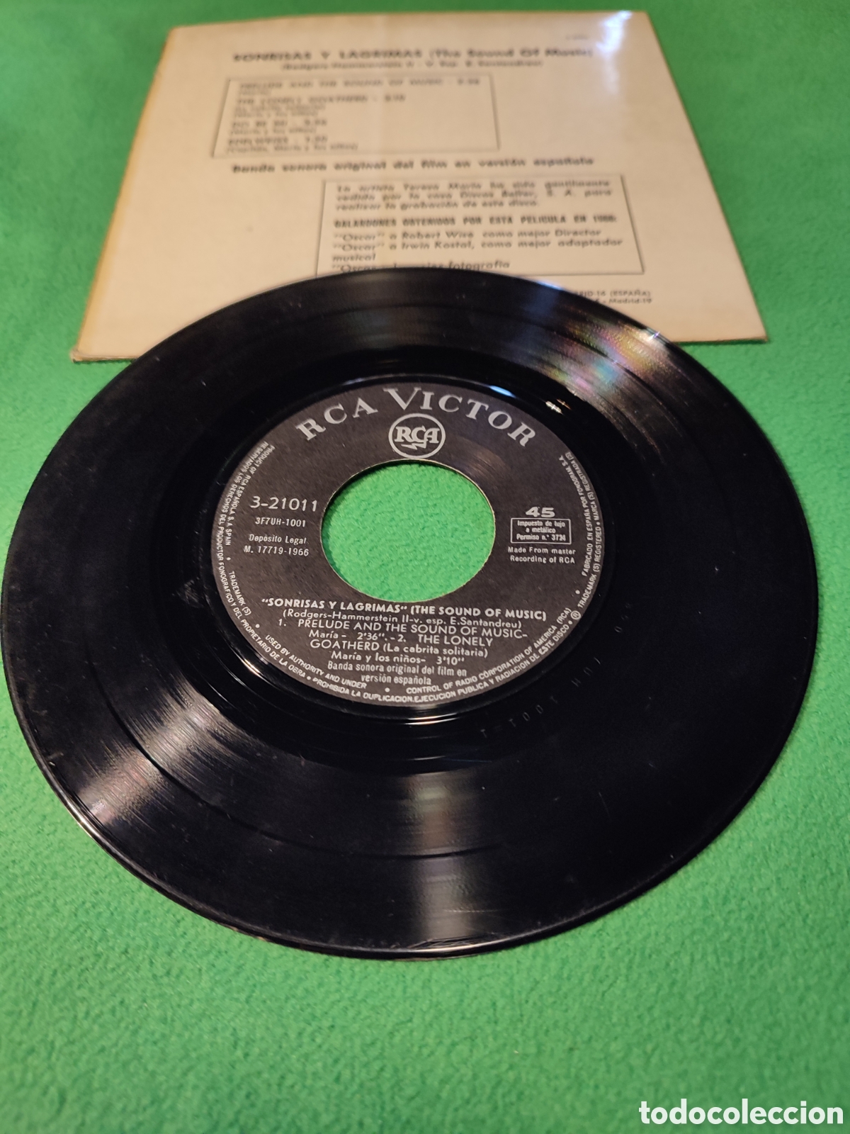 Discos de vinilo: B .S.O . Sonrisas y l&aacute;grimas+ 4 Ep - Foto 2
