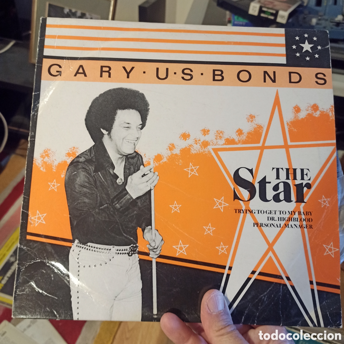 Discos de vinilo: Gary U.S. Bonds &ndash; The Star (10 pulgadas) - Foto 1