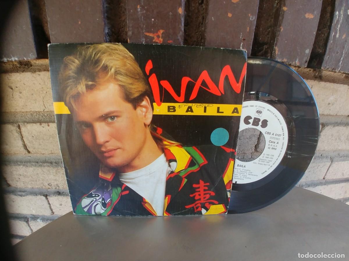 Discos de vinilo: IVAN-SINGLE BAILA-PROMO UNA CARA - Foto 1