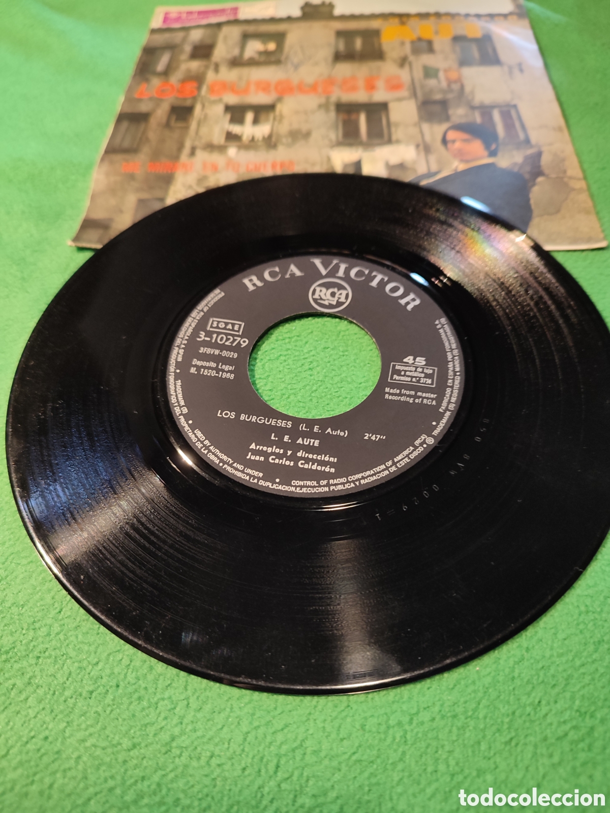 Discos de vinilo: Luis Eduardo Aute - Los burgueses - Foto 2