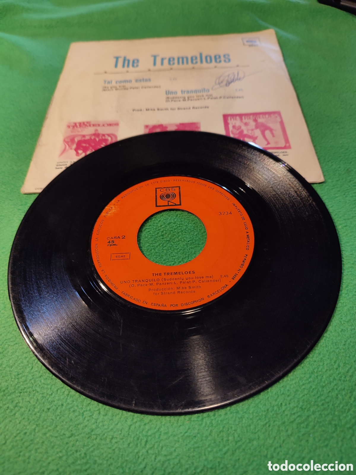 Discos de vinilo: The Tremeloes - Uno tranquilo - Foto 2