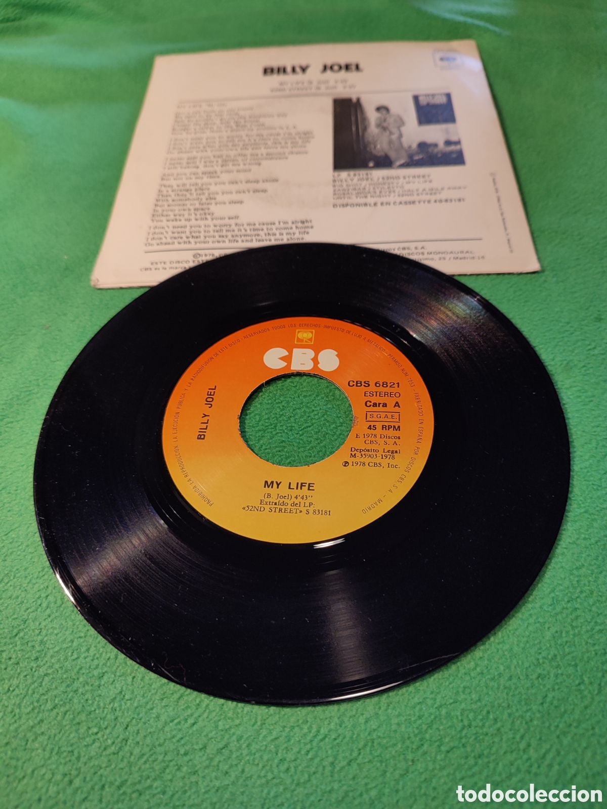 Discos de vinilo: Billy Joel - My life - Foto 2