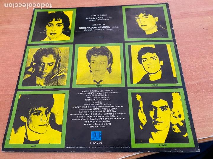 Discos de vinilo: LEMO (SIBILA VANE) SINGLE ESPA&Ntilde;A 1981 (EPI26) - Foto 3