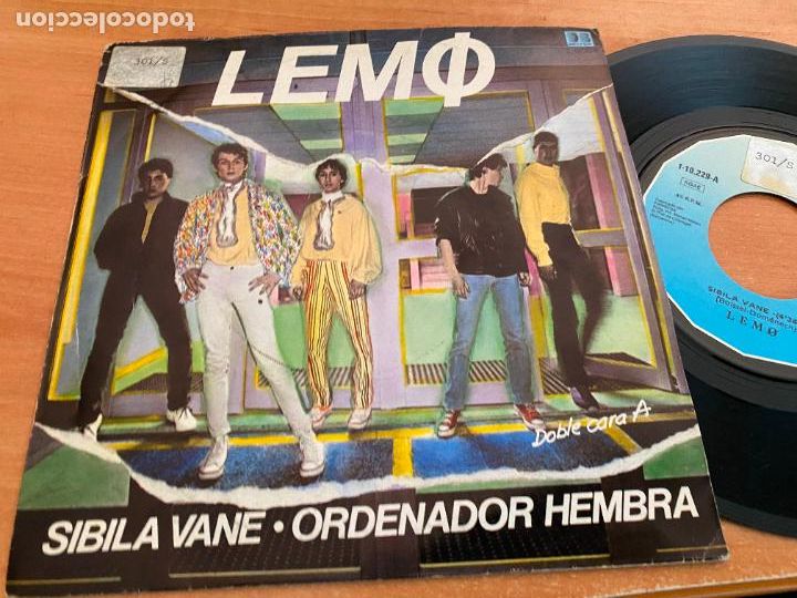 Discos de vinilo: LEMO (SIBILA VANE) SINGLE ESPA&Ntilde;A 1981 (EPI26) - Foto 1