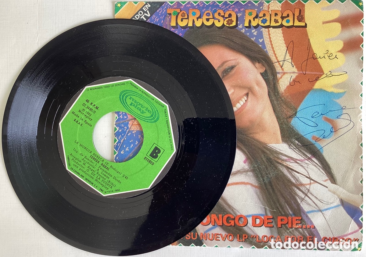 Discos de vinilo: Disco de vinilo sencillo de Teresa Rabal - Foto 2