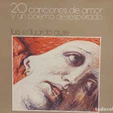 Discos de vinilo: LUIS EDUARDO AUTE / 20 CANCIONES DE AMOR Y UN POEMA.../ DOBLE LP-1986 / MBC. ***/*** LETRAS