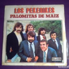 Discos de vinilo: LOS PEKENIKES - PALOMITAS DE MAIZ / POLUCION SG ORLADOR 1972 - POP ROCK INSTRUMENTAL 60'S - POCO USO
