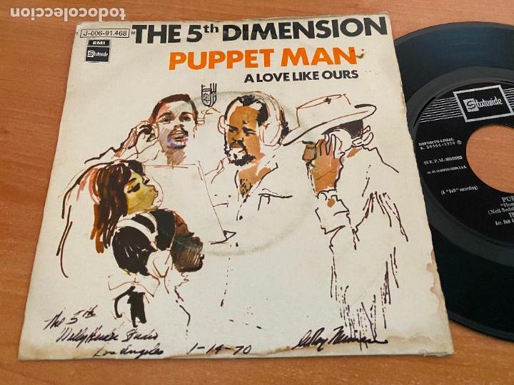 Discos de vinilo: 5&ordf; DIMENSION (PUPPET MAN) SINGLE ESPA&Ntilde;A 1970 (EPI26) - Foto 1