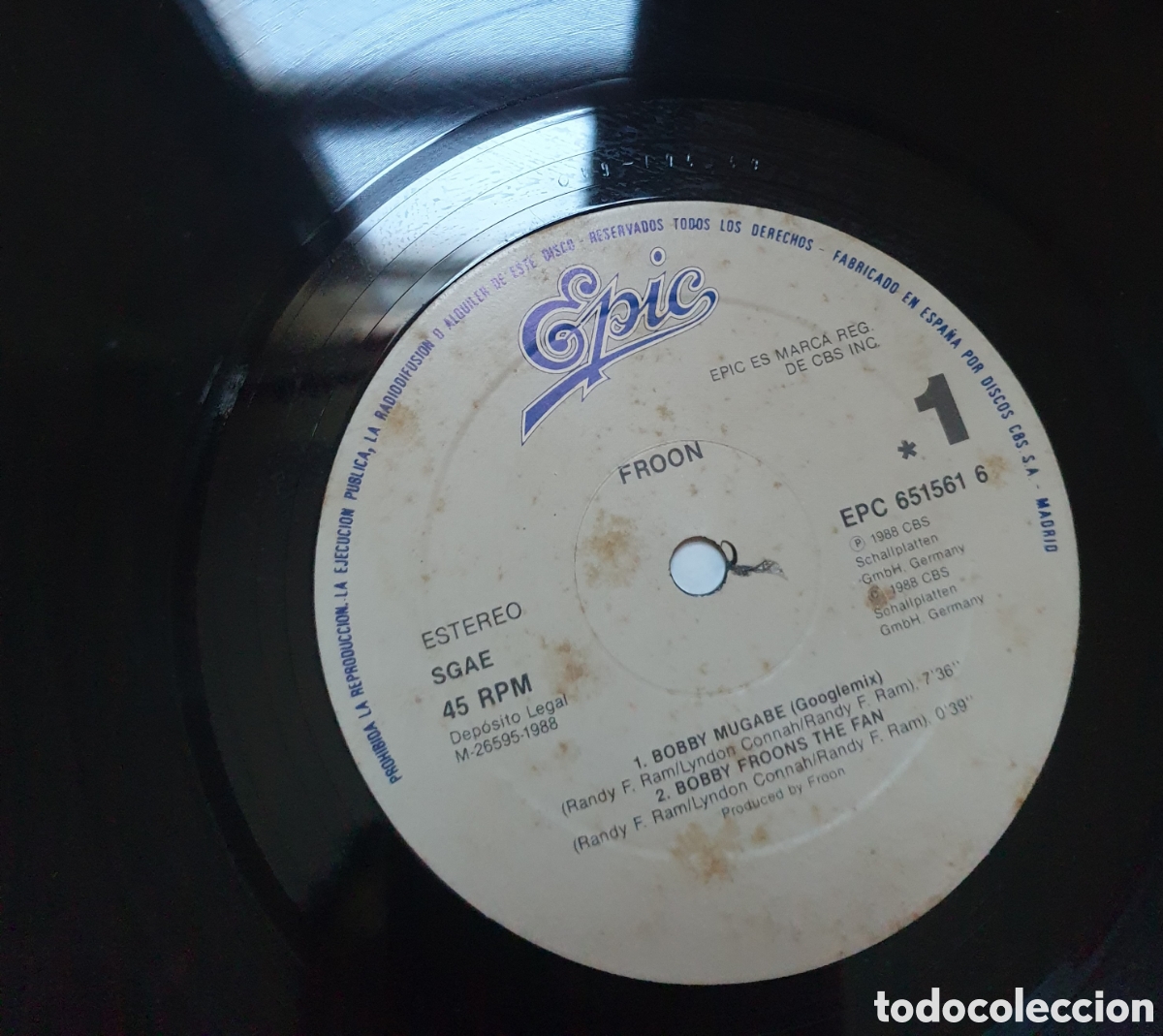 Discos de vinilo: Froon&nbsp;&lrm;&ndash;&nbsp;Bobby Mugabe - Foto 3