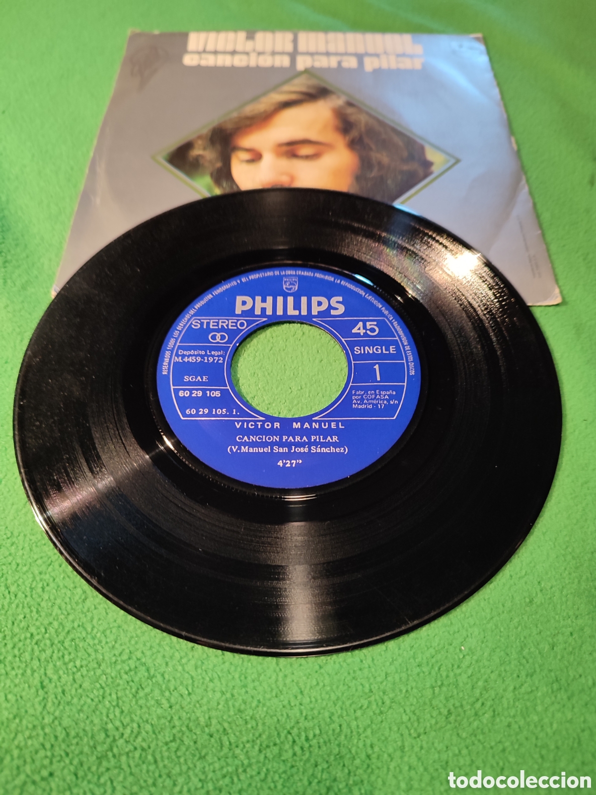Discos de vinilo: V&iacute;ctor Manuel - Canci&oacute;n para Pilar - Foto 2