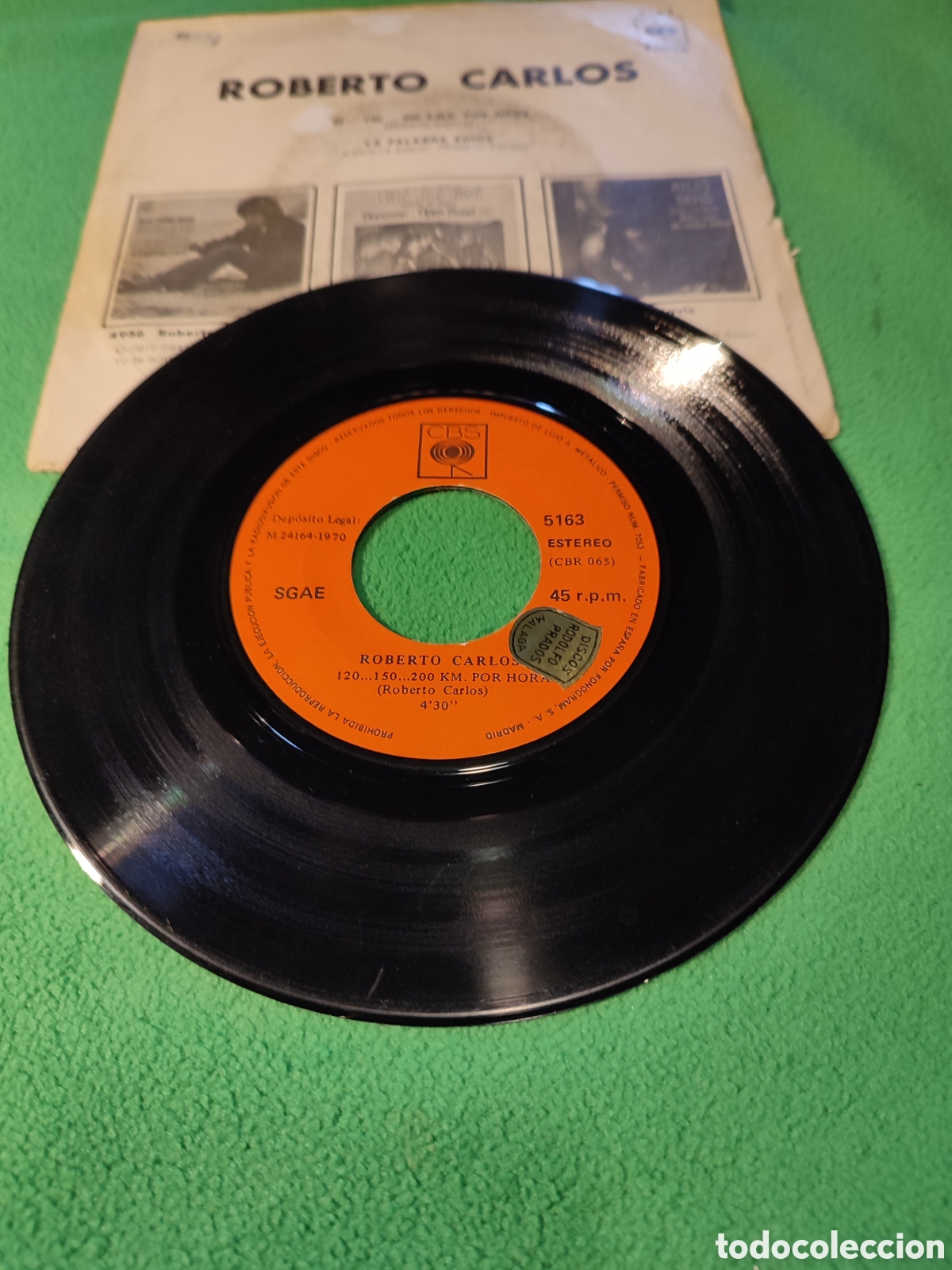 Discos de vinilo: Roberto Carlos - 120, 150,200 km - Foto 2