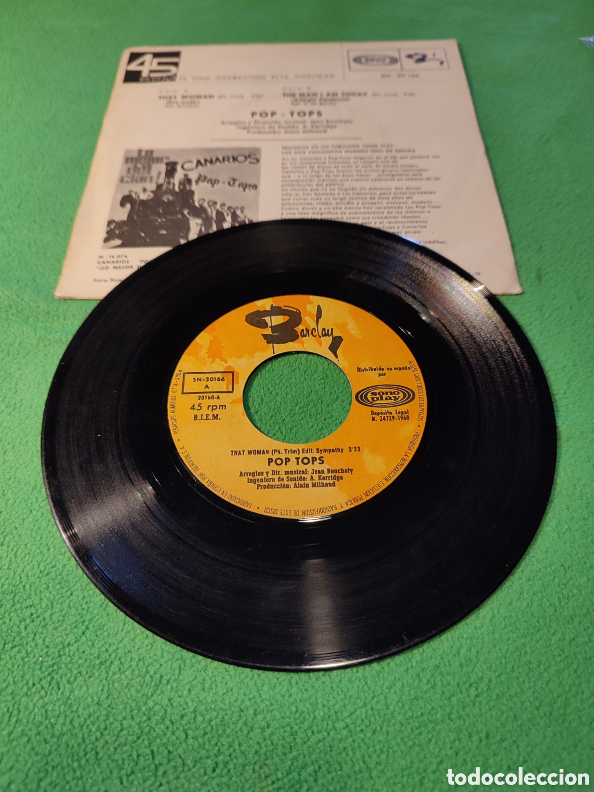 Discos de vinilo: Pop - Tops - Esa mujer - Foto 2