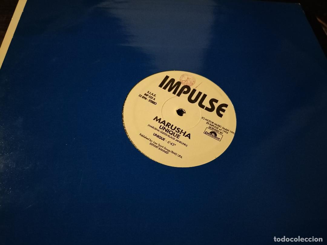 Discos de vinilo: MARUSHA - UNIQUE 12&rdquo; MAXI ITALIA IMPULSE 1995 - TECHNO - Foto 1
