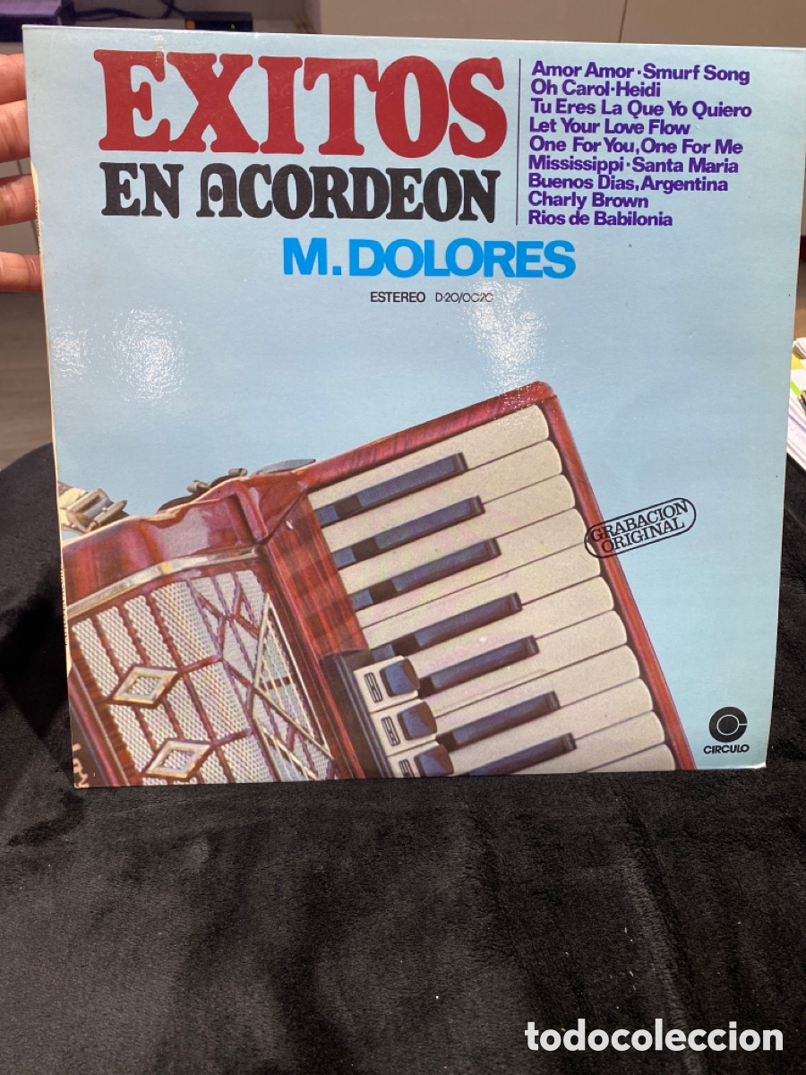 Discos de vinilo: LP &Eacute;XITOS DE ACORDE&Oacute;N. M. DOLORES. - Foto 1