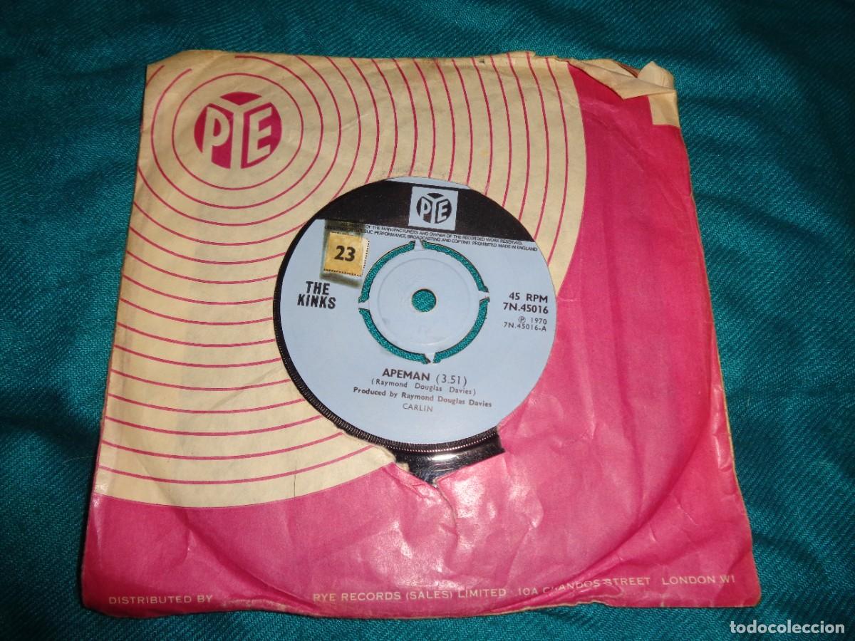 Discos de vinilo: THE KINKS. APEMAN / RATS. PYE, 1970. EDC. UK. (#) - Foto 1
