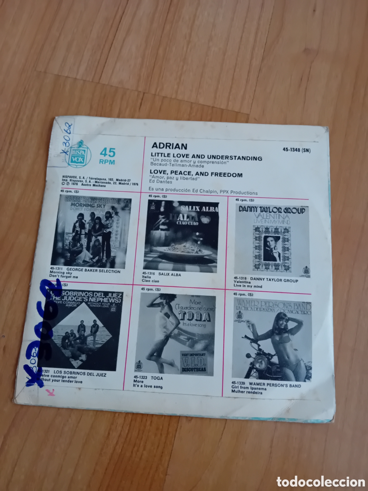 Discos de vinilo: ADRIAN. LITTLE LOVE AND UNDERSTANDING - Foto 2