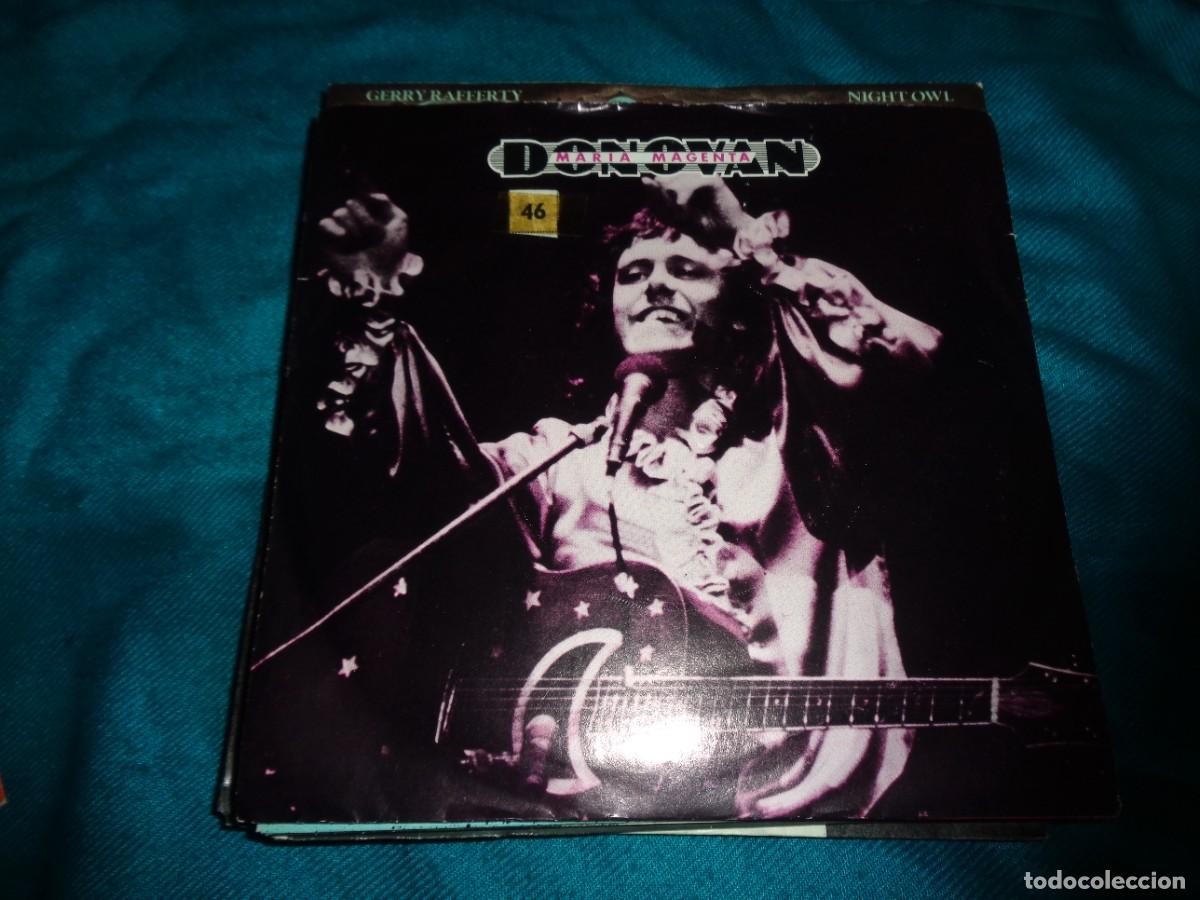 Discos de vinilo: DONOVAN. MARIA MAGENTA / THE INTERGALACTIC LAXATIVE. EPIC, 1973. EDC. UK. IMPECABLE(#) - Foto 1