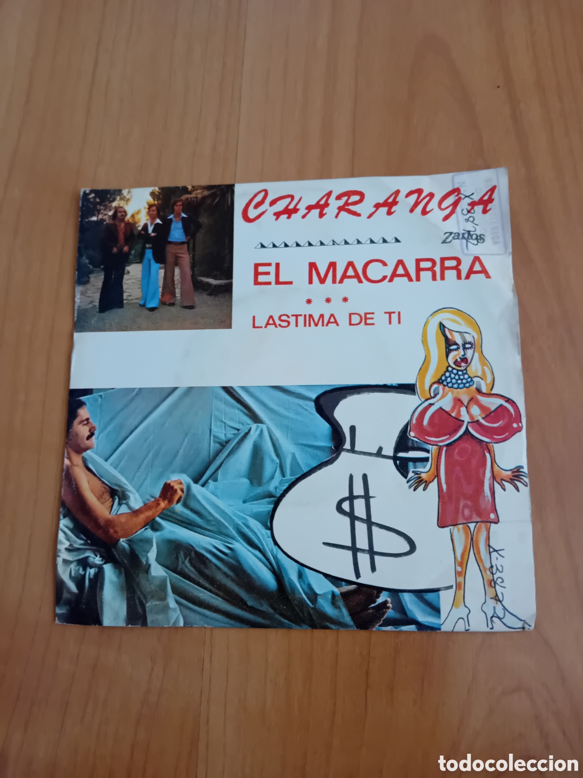 Discos de vinilo: CHARANGA. EL MACARRA. LASTIMA DE MI - Foto 1