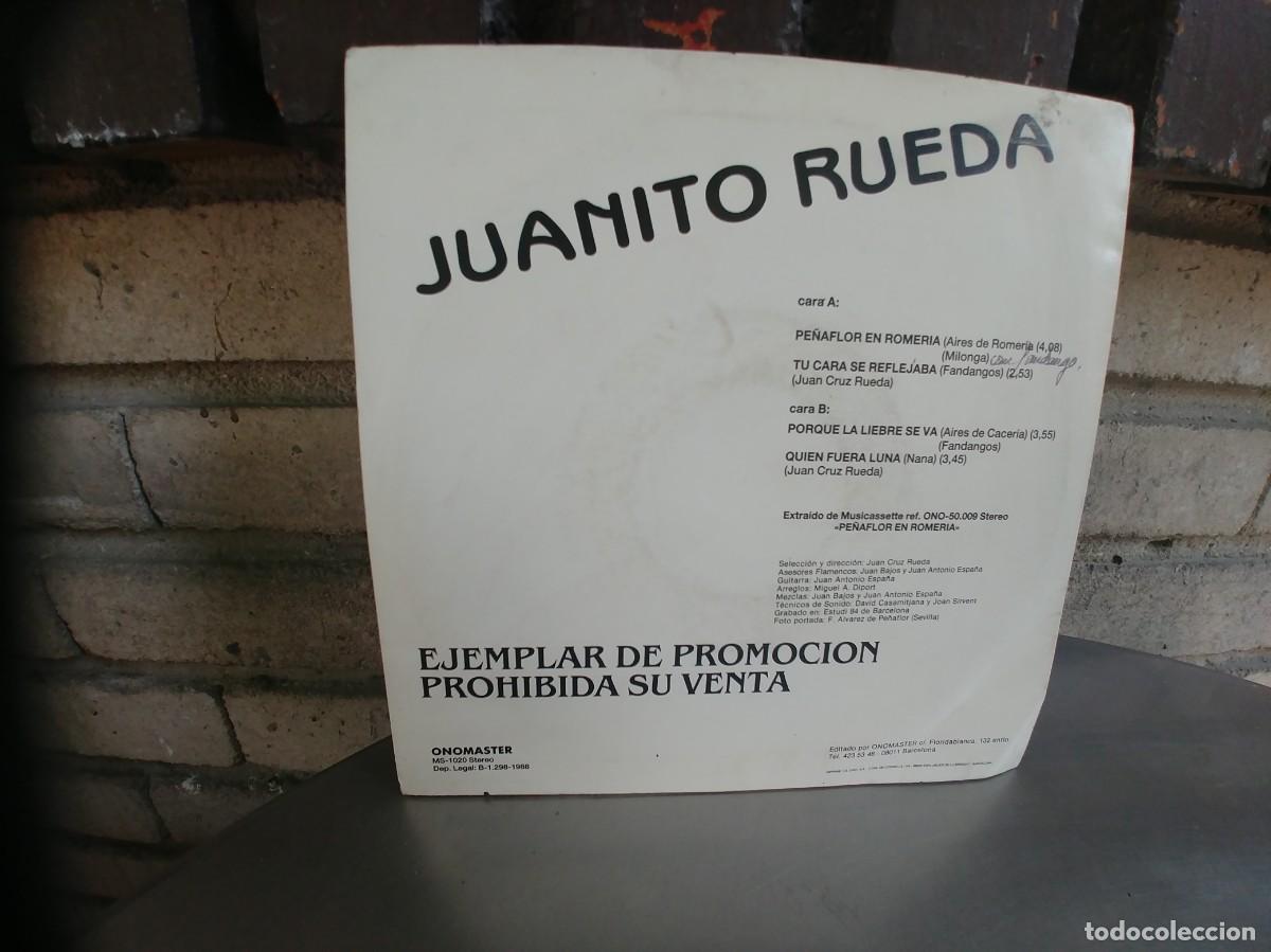 Discos de vinilo: JUANITO RUEDA-EP PE&Ntilde;AFLOR EN ROMERIA +3 - Foto 2