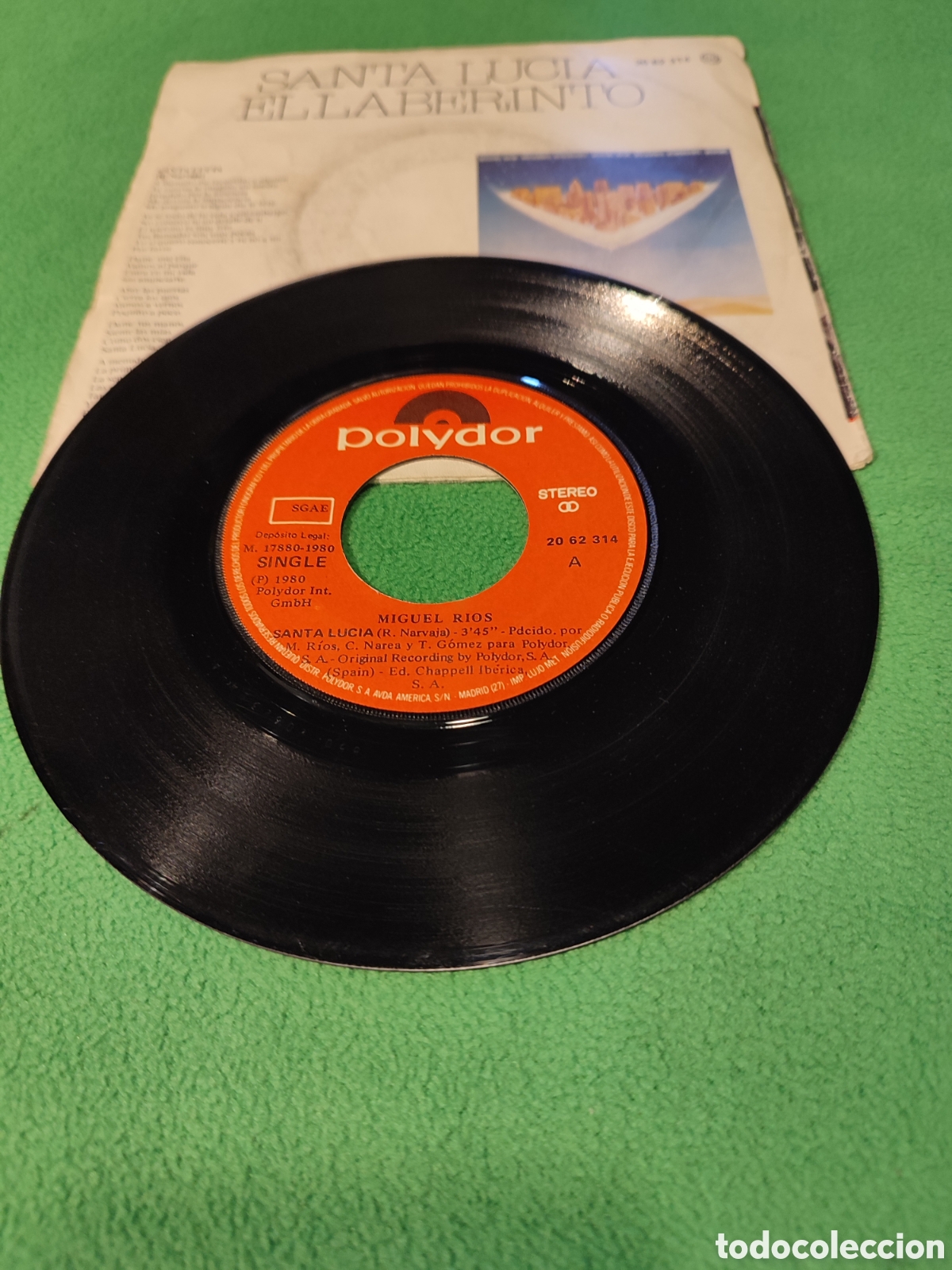 Discos de vinilo: Miguel R&iacute;os - Santa Luc&iacute;a - Foto 2