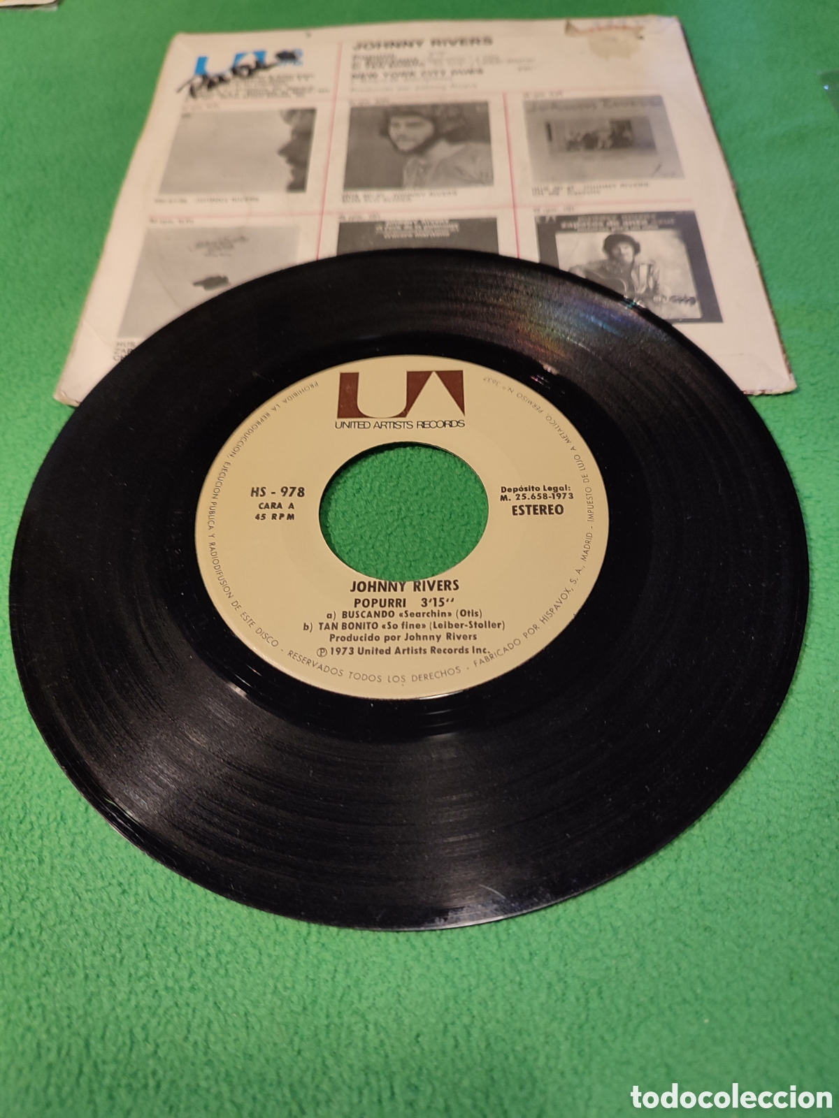Discos de vinilo: Johnny Rivers - Popurr&iacute; - Foto 2