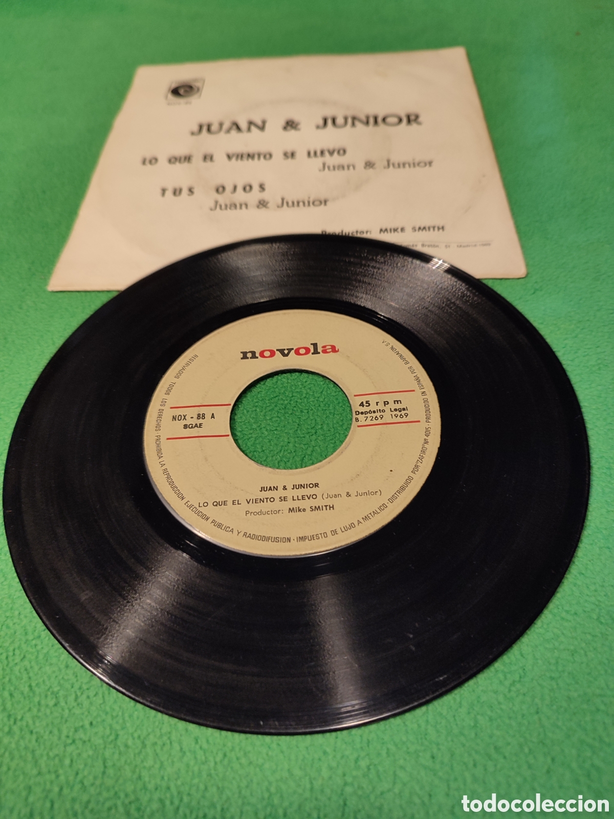Discos de vinilo: Juan & Junior - Lo que el viento se llev&oacute; - Foto 2