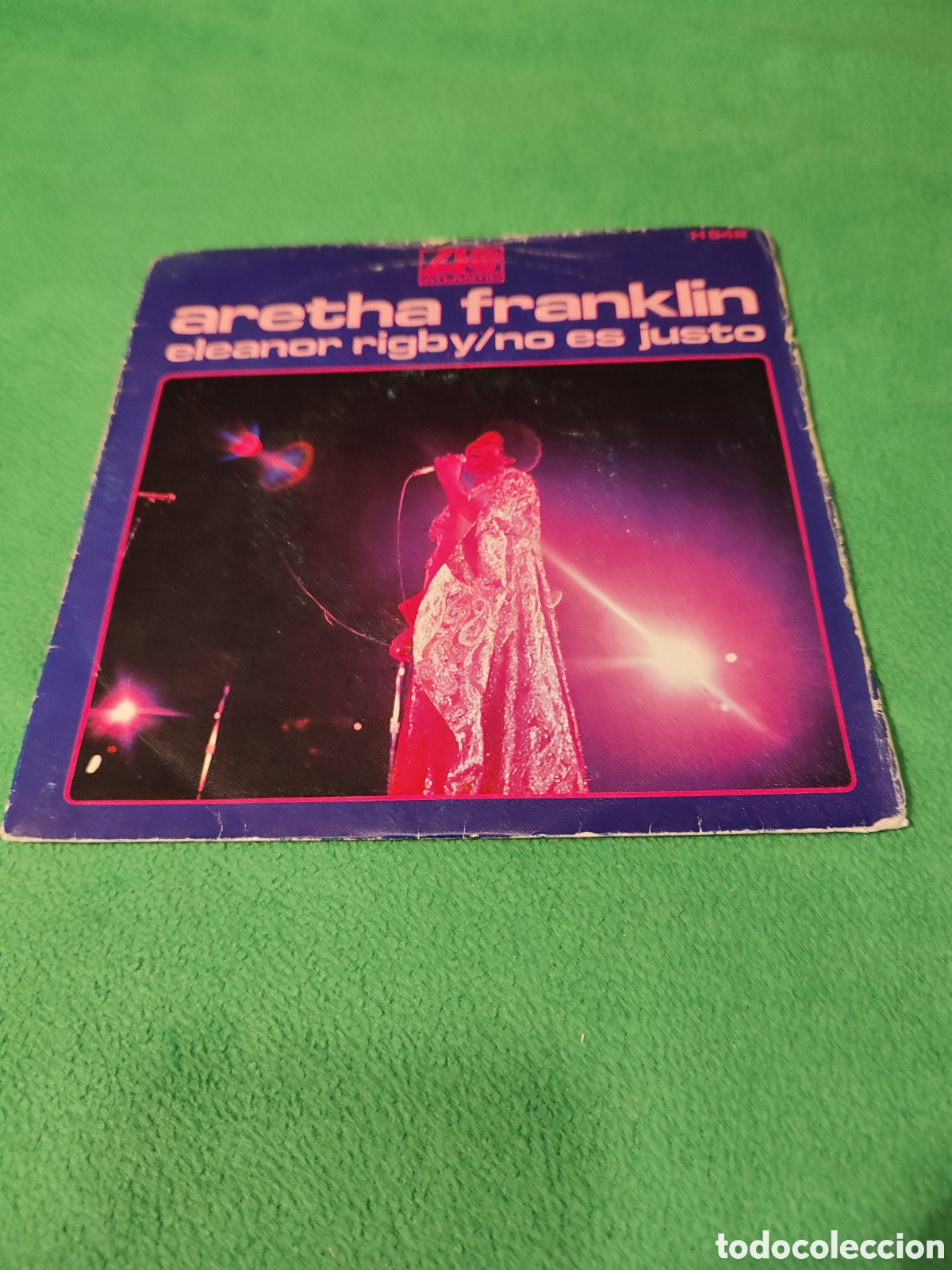 Discos de vinilo: Aretha Franklin - Eleanor Rigby - Foto 1