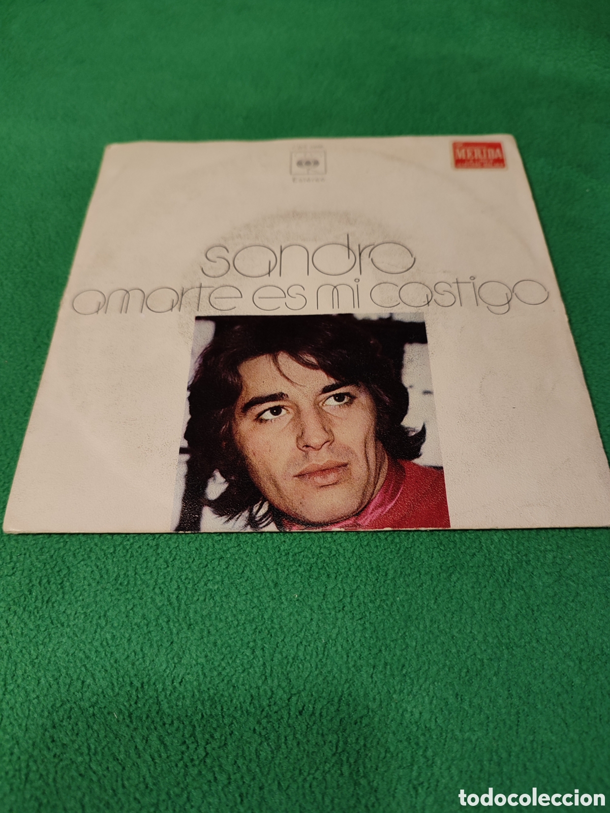 Discos de vinilo: Sandro - Amarte es mi castigo - Foto 1