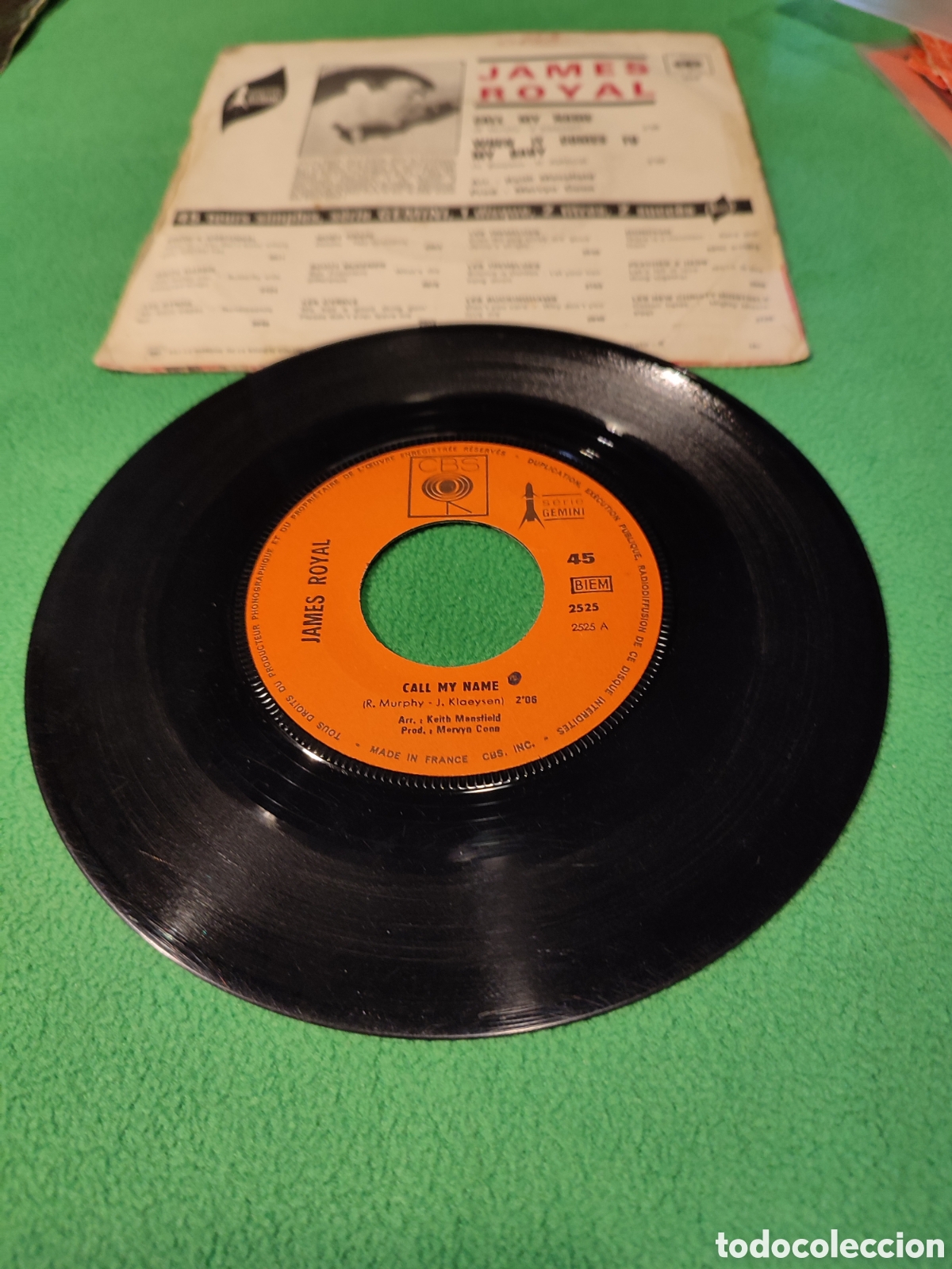 Discos de vinilo: James Royal - Call my name - Foto 2