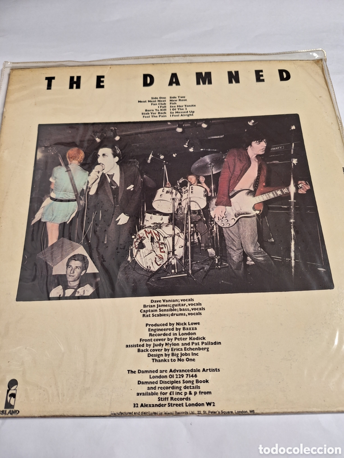 Discos de vinilo: VIN2514 the damned VINILO DE SEGUNDAMANO - Foto 2