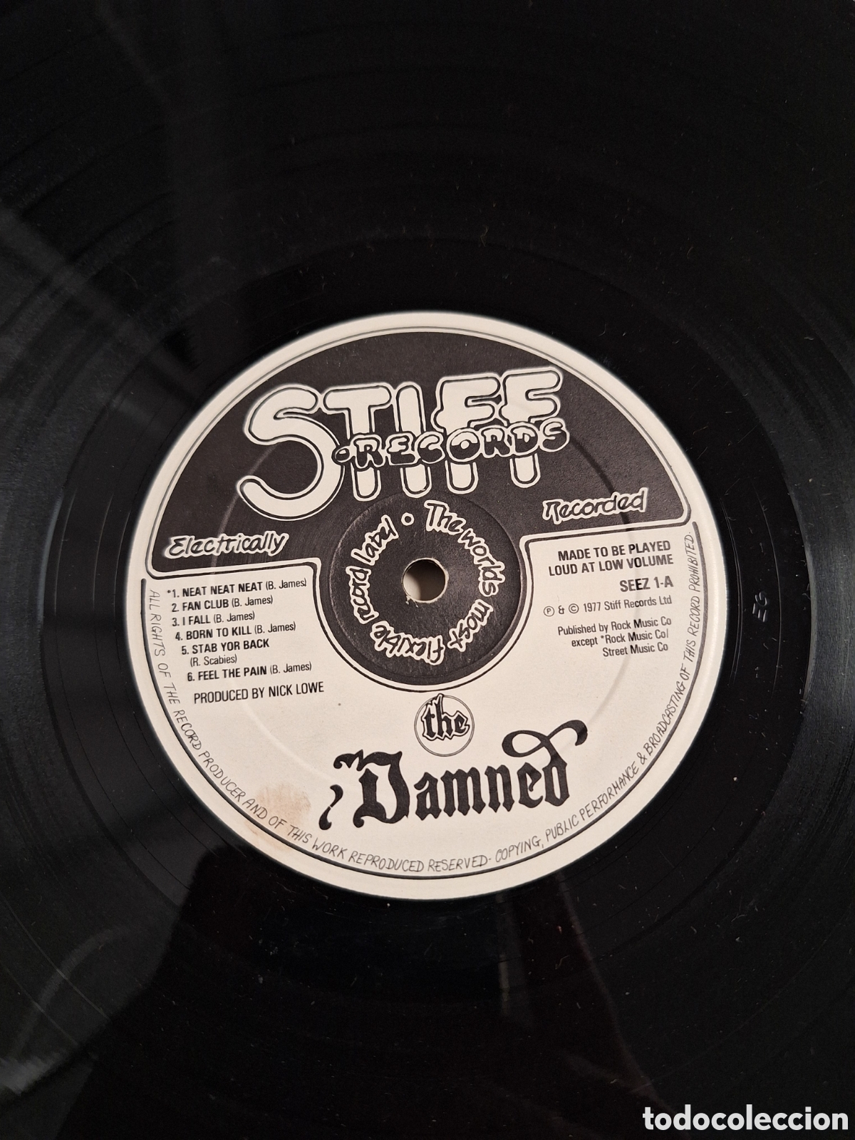 Discos de vinilo: VIN2514 the damned VINILO DE SEGUNDAMANO - Foto 3