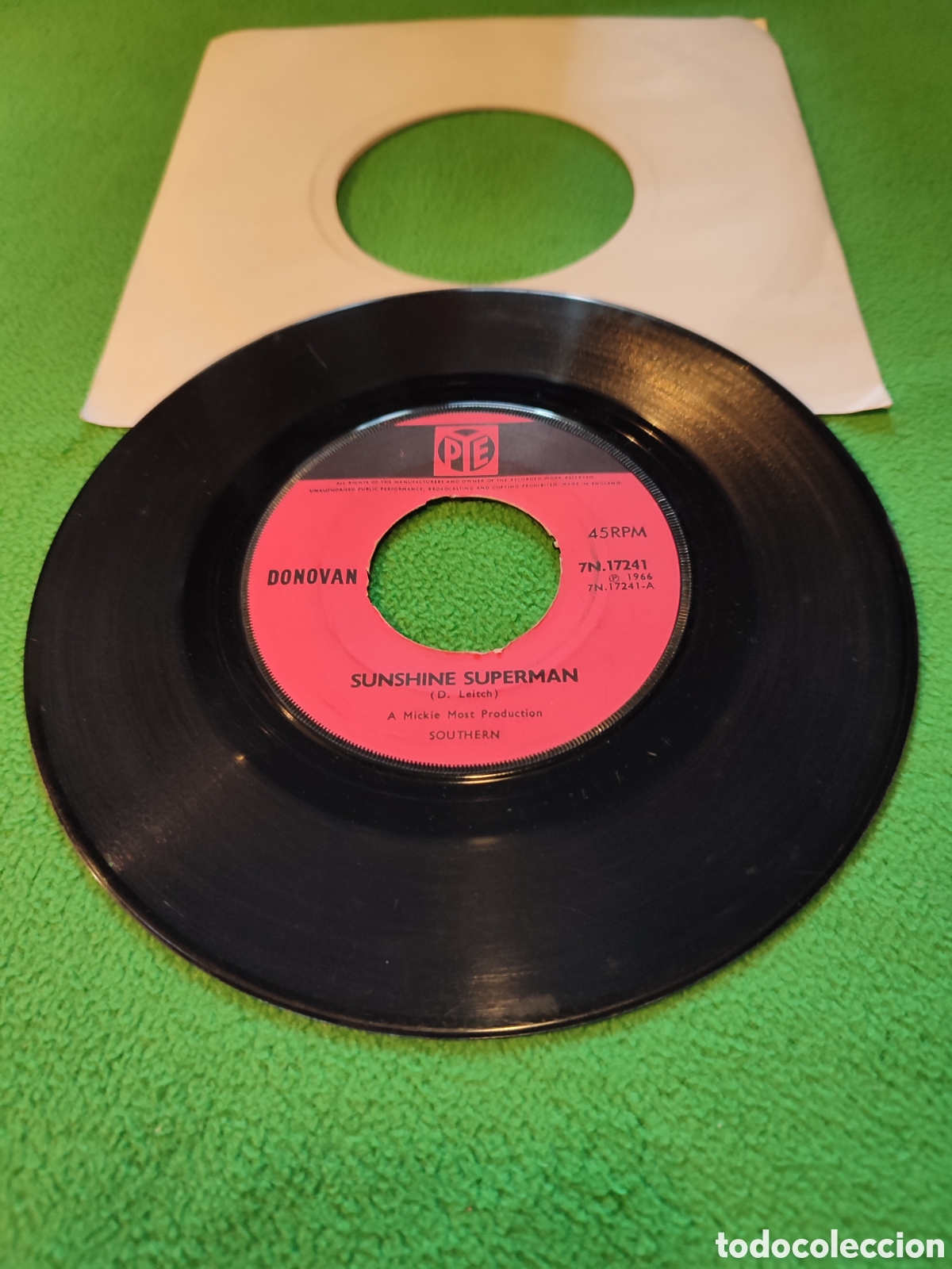 Discos de vinilo: Donovan - Sunshine Superm&aacute;n - Foto 1