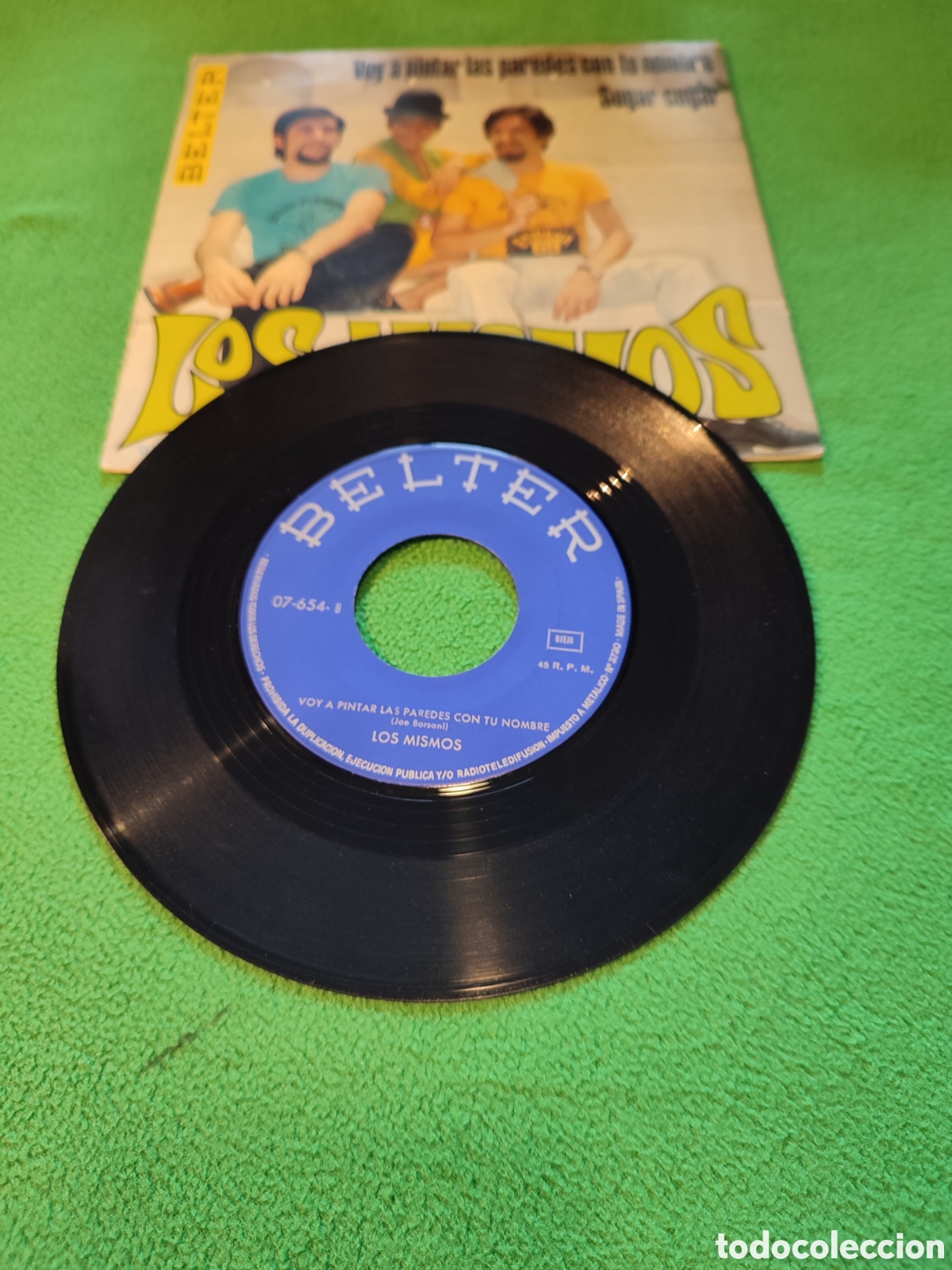 Discos de vinilo: Los Mismos - Voy a pintar las paredes. - Foto 2