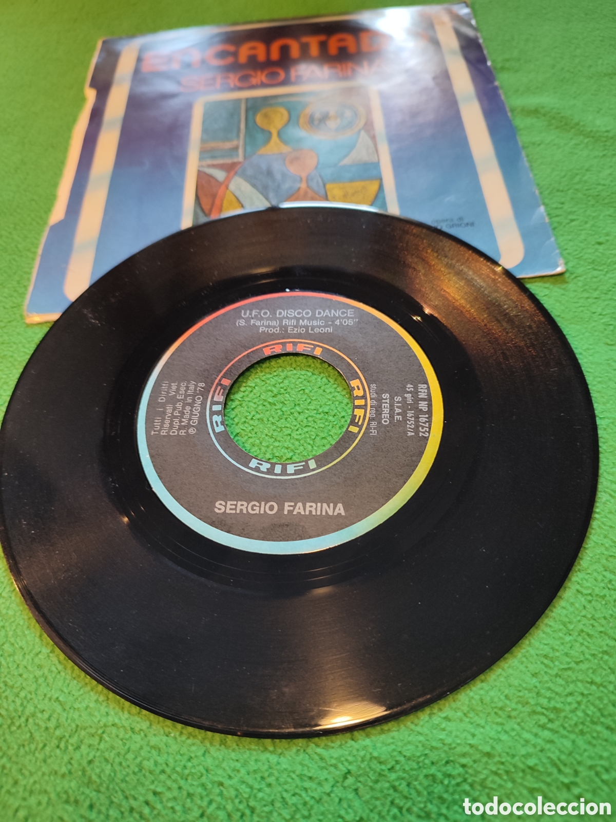Discos de vinilo: Sergio Farina - UFO disco dance - Foto 2