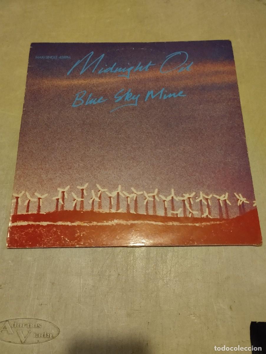 Discos de vinilo: Midnight Oil Maxi Blue Skymine Esp.1990 - Foto 1