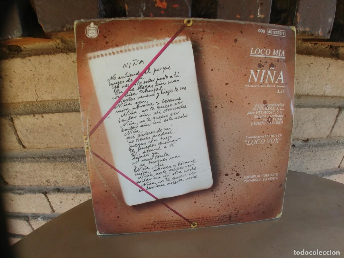 Discos de vinilo: LOCO MIA-SINGLE NI&Ntilde;A - Foto 2