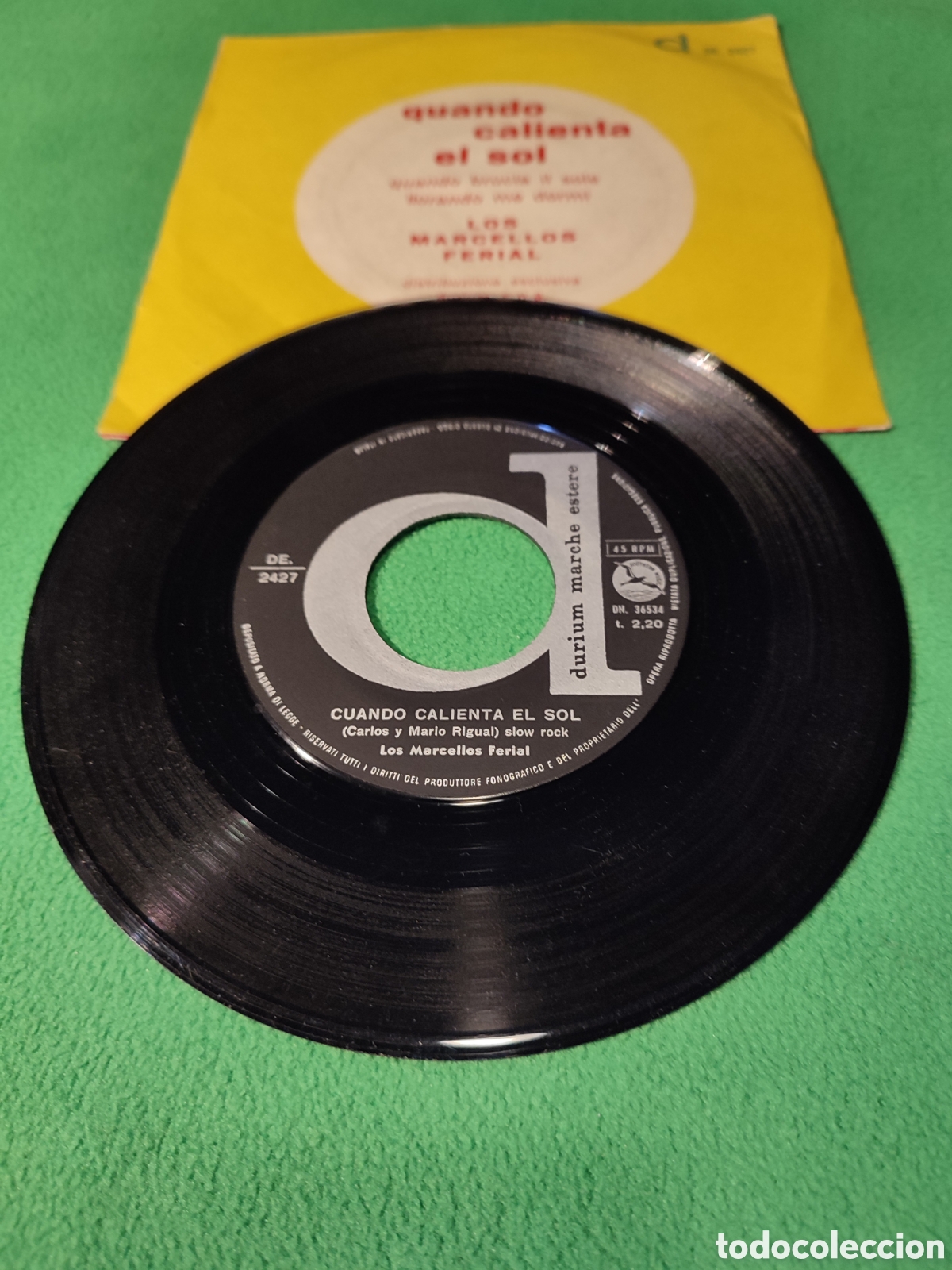 Discos de vinilo: Los Marcellos Ferial - Cuando calienta el sol - Foto 2