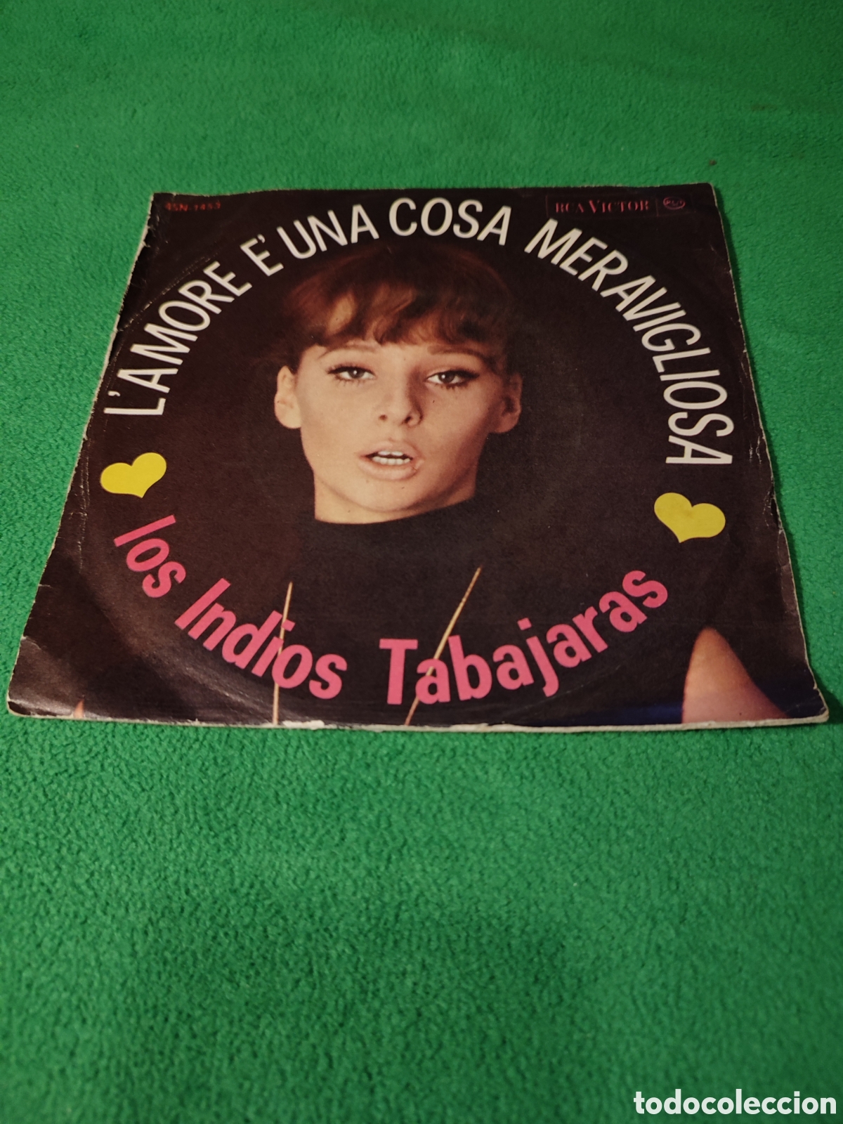Discos de vinilo: Los Indios Trabajaras - Lamore e una cosa meravigliosa - Foto 1