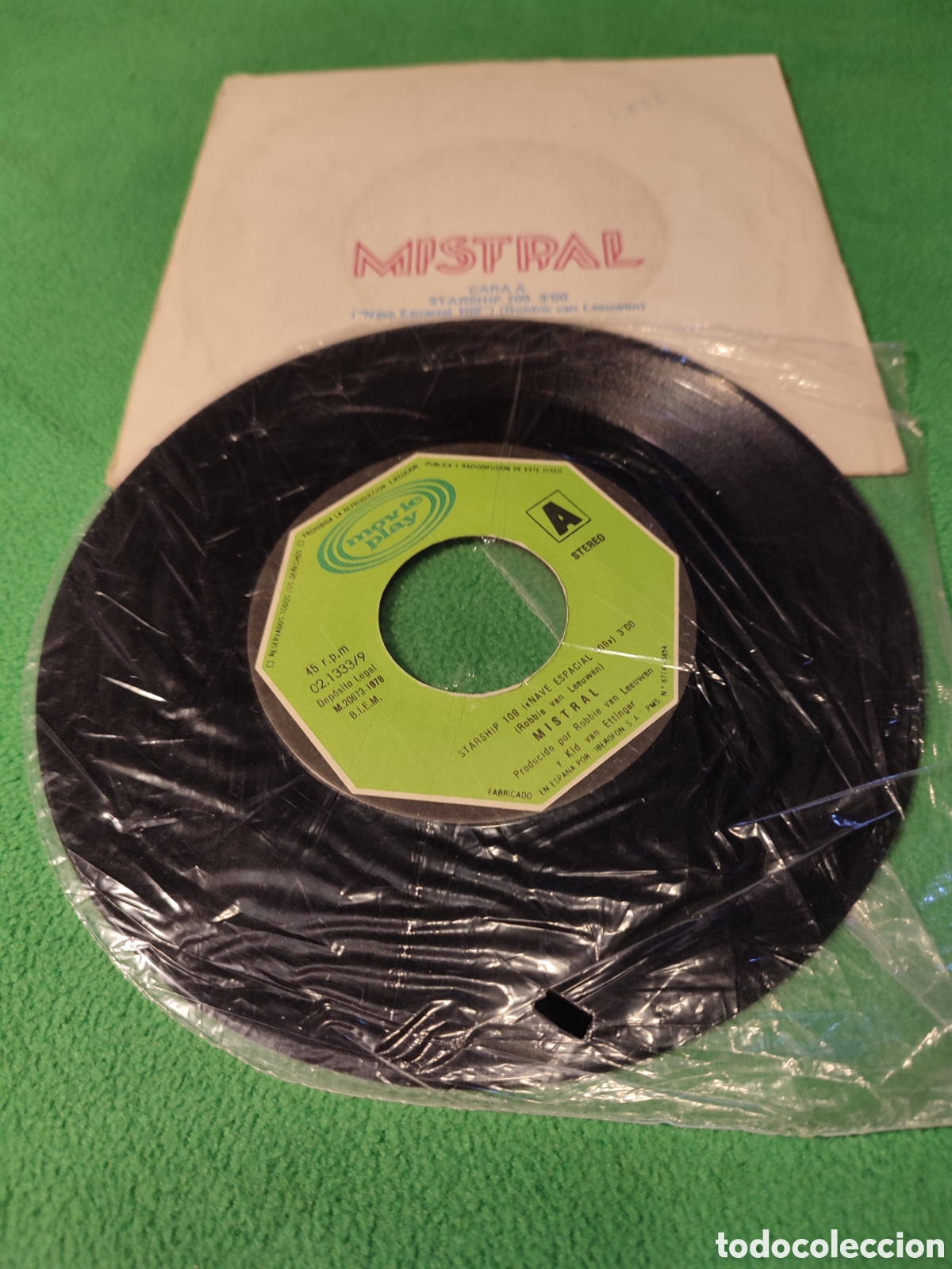 Discos de vinilo: Mistral - Starship 109 - Foto 2
