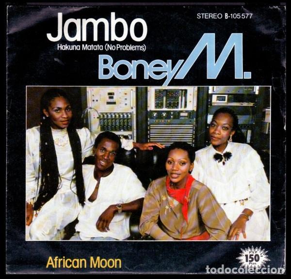 Discos de vinilo: Boney M. &lrm;&ndash; Jambo Hakuna Matata (No Problems) / African Moon - Foto 1